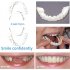 2Pair   4PCS Teeth Whitening Artificial Dentures Dental Tools Disposable Braces Mouth Tray 2Pair   4PCS
