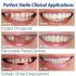 2Pair   4PCS Teeth Whitening Artificial Dentures Dental Tools Disposable Braces Mouth Tray 2Pair   4PCS