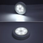 2Pcs/5Pcs Human Body Induction Cabinet Lamp Battery Style(Not Including Battery) White light_5PCS