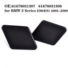 2Pcs Headlight Washer Cover Nozzle Cap for BMW 3 Series Headlamp Cleaning Windshield Cover