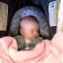 2Pcs Set Baby Safety Seat Headrest   Safety Belt Cover Set for Infants white