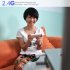 2 4G Wireless Mini Keyboard with Touchpad   Blue LED Backlight 