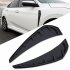 2pcs ABS Side Fender Vent Air Wing Cover Trim for 2016 2020 Honda Civic  Matte black
