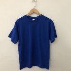2pcs Men Short Sleeves Sports T-shirt Fashion Simple Solid Color Round Neck Casual Loose Pullover Tops blue 2XL