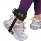 2pcs Resistance Band Set Adjustable Ankle Strap Home Gym Fitness Equipment For Leg Strength Training black