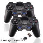 2pcs/pair 2.4g Wireless Android Gamepads Gamepad Game Console Controller black
