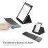 3 Fold  Keyboard Ultra Thin Light ABS Mini Wireless Bluetooth Keyboard Touchpad Windows Android black