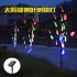 3 in 1 LED Solar Lawn Light Leaves Branch Shape Lamp for Outdoor Garden Yard Decoration One for three white light leaves branch lights
