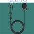 3 in 1 Lavalier Microphone Multi functional Lapel Clip on Mic Compatible For Iphone Pc Dslr Camera Recording Streaming 3 meters