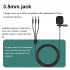3 in 1 Lavalier Microphone Multi functional Lapel Clip on Mic Compatible For Iphone Pc Dslr Camera Recording Streaming 3 meters