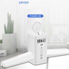 350W Negative Ion Portable Clothes Dryer Foldable Laundry Electric Ultraviolet Dryer Machine for Travel Dormitory