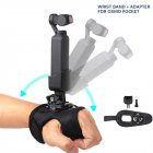 360 Degree Rotable Wrist Band Belt Supporting Adapter for DJI OSMO POCKET  black