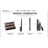 3D Mascara Eyeshadow Eyeliner Eyebrow Cosmetic Makeup Combination Set