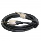 3M Guitar Noise Reduction Cable High Shielding Anti-Howling For Musical <span style='color:#F7840C'>Instruments</span> black_Mono 3 meters