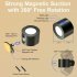 3W Wall Sconces USB Rechargeable 2000mAh Battery Operated 3 Color Temperature Dimmable Wall Lighting For Bedroom Living Room Kitchen black