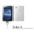 3 in 1 Car AC USB Mini Charger for iPhone  iPad  Samsung Galaxy Tab