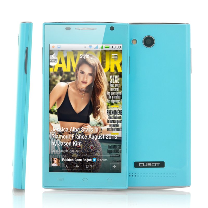 Cubot C10 4.5 Inch Cheap Android Phone (Blue)