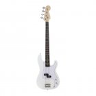 4 String Electric Bass Guitar Full Size With Connecting Line Fingerboard Wrench Instrument Wrench