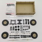 4 Wheel Trailer Toy A Series of WPL Truck Accessories for WPL B14 B16 B24 C14 C24 Yellow