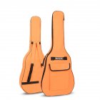 40/41 Inch Oxford Fabric Acoustic Guitar Gig Bag Soft Case Double Shoulder Straps Padded Guitar Waterproof Backpack Orange