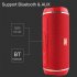 40w Wireless Bluetooth Speaker Waterproof Stereo Bass USB TF AUX MP3 Portable Music Player Black