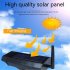 42led Solar Security Light Motion Sensor Simulation Outdoor Fake Camera Rural Garden Wall Lamp Waterproof with RC Black