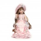 45 cm Dolls Ball Jointed Doll DIY Toys with <span style='color:#F7840C'>Clothes</span> Outfit Makeup Best Gift for Girls Brown eyes