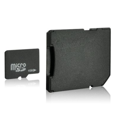 4GB Micro SD Card + SD Card Adapter