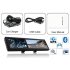 4 3 Inch Bluetooth Rearview Mirror with Built in GPS Navigation