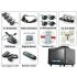 4 Camera Home Security Set   DVR with Screen