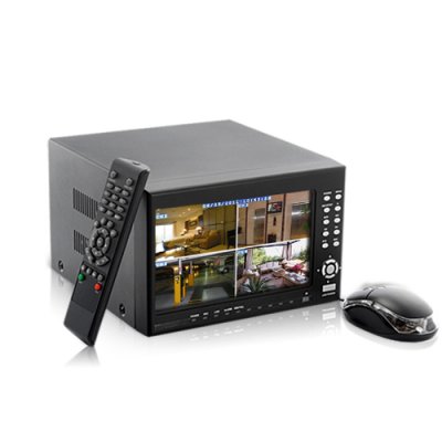 4-Ch DVR Security Set with LCD