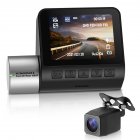 4k Car Driving Recorder Single Front 4k Dual Front 2k Rear 1080p Wifi Dash Cam 24h Parking Monitoring Video Recorder Dual recording WIFI with GPS