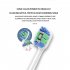 4pcs Ultrasonic Electric Toothbrush Head Replacement Brush Head Kits For HX 6014 HX 3   6   9 HX614 Upgrade   Black
