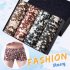 4pcs set Man Underwear Box packed Fashion Breathable Colorful Boxers stars XL
