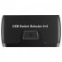 4x1 Multiviewer 4 In 4 Out Kvm Switch Computer Sharing Converter Quad Screen Real Time Multi Viewer Usb Hub Splitter Switch black