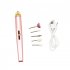 5 in 1 Electric Manicure Set Rechargeable Nail Buffer Polisher Lightweight Portable Nail Grinder With Light 18 x 9 x 2 5cm