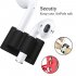 5 in 1 Silicone Cover Case Earphone Set for Airpods Headset Earhook Accessories black