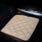 50*53CM 12V Car Seat Heater Plush Electric Heated Seats Interior Accessories Love Beige