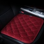 50*53CM 12V Car Seat Heater Plush Electric Heated Seats Interior Accessories Love red