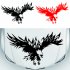 50   80cm Animal Eagle Car styling Motorcycle Car Sticker Vinyl Decal yellow