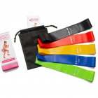 5PCS Resistance Bands Latex Workout Fitness Elastic Yoga Band Pilates Expander Sport Pull Rope Gym Exercise Equipment