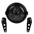6.5 Inch <span style='color:#F7840C'>Motorcycle</span> LED Headlight HeadLamp Bulb With Grille Bracket 6.5 Inch_Four eyes