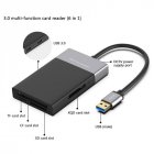 6-in-1 USB Hub Fast Speed USB 3.0 Splitter Adapter Cable for MacBook Laptop Tablet Computer 6-in-1