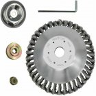 6-inch Lawn Mower Trimmer Head Wire Pruner With Adapter <span style='color:#F7840C'>Accessories</span> Garden Cleaning <span style='color:#F7840C'>Tool</span> 5-piece <span style='color:#F7840C'>set</span>