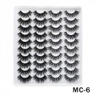 6D Mink False Eyelashes Handmade Extension Beauty Makeup False Eyelashes MC-6