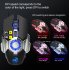 7 Colors Change Wired Gaming Mouse 6 Modes Adjustable Ergonomic Computer Mouse Gamer Mice 6400dpi black