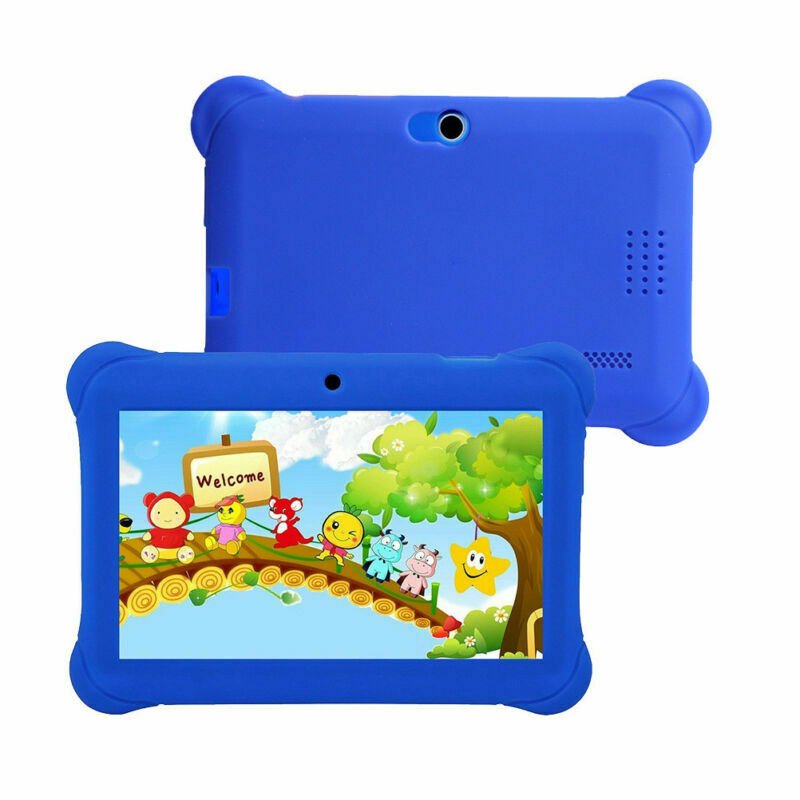 7-inch Children's Tablet Quad-core Android 4.4 Dual Camera Wifi Multi-function Tablet Pc blue