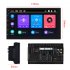 7 inch Touch control Button Car Radio Wired Carplay Mp5 Player Universal Multimedia Gps Bluetooth compatible Reversing Display Standard  12 light camera