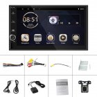 7-inch Universal Car Multimedia Video Player Android 9.0 Central Control Screen Gps Navigator 1+16g Diaplay Kit Standard +12 light camera 7 Inch Android WiFi [1+16G]