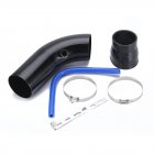 76mm/3inch Universal Car Cold Air Intake Filter Induction Pipe Hose System Kit black